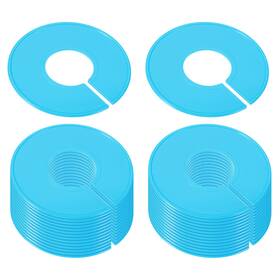 Zaplyte 724117237837 30pcs Clothes Dividers Clothing Rack Size Round Separator Blue