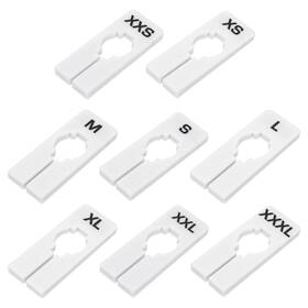 Zaplyte 781954071758 40 Pack Rectangle Clothes Dividers For Hanging 8 Sizes White