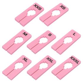 Zaplyte 781954071970 40 Pack Rectangle Clothes Dividers For Hanging 8 Sizes Pink