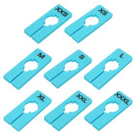 Zaplyte 781954071987 40 Pack Rectangle Clothes Dividers For Hanging 8 Sizes Sky Blue