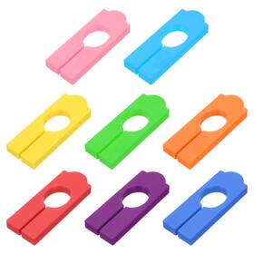 Zaplyte 781954072052 40 Pack Rectangle Clothes Dividers For Hanging 8 Sizes Multicolored