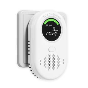 Sn-fh307 Zealme Carbon Monoxide Detectors And Natural Gas Leak Detector Compact Size White