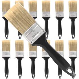 Zeonhei 787823388354 12 Ea 2 Inch Paint Brushes Home Wall Trim House Paintbrush Bulk With Treated