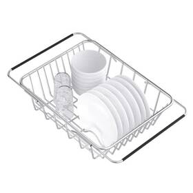 Zhongshanshijinyumeijiajuyongpinyouxiangongsi 797246268072 Stainless Steel Dish Rack Expandable Deep And Large Drying Over Small