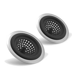 Zhqzzph 932346271254 2 Pack Silicone Sink Drain Strainer 4.5 Inch Wide Rim Filter Kitchen Stra