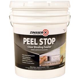 Zinnser 047719600008 Zinsser 60000 Peel Stop Clear Binding Sealer And Primer 5 Gal