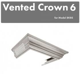 Cm6v-8kbs Zline Vented Crown Molding Profile 6 For Range Hood Stainless Steel