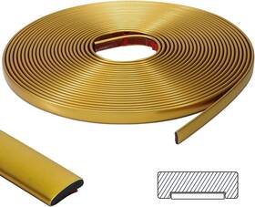 Zow-a25-acpx-mgo-3m Zowzow Peel And Stick Molding Trim Flexible 0.4 Inch 9.8 Ft Matte Gold