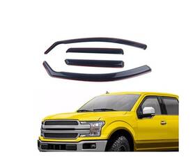 Zyd127 Zzdsnj In-channel Rain Guards 4-piece Comptible With 2015-2020 F150 Supercrew Window