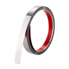 Tidorlou Brushed Metal Trim,peel And Stick 16.4 Ft X 0.8 In, Shiny Silver. Fixed Price $20.75.