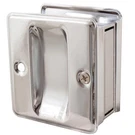 Square Pocket Door Lock, Passage (hall/closet) Latch, Polished Chrome By Stone. Fixed Price $22.73.