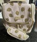 Natural Elements Contemporary Living Metallic Graphic Insulated Cooler Bag. Fixed Price $22.00.