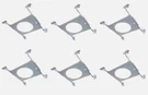 Hl In. Mounting Frame For Round And Square Canless Recessed Fixtures (6-PACK). Fixed Price $59.59.