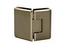 Fhc Carolina Beveled Glass-to-glass Hinge, Brass Material, Brushed Bronze Finish. Fixed Price $114.09.