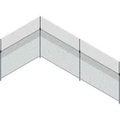 3' 100' Fence Extension Kit - Polypropylene Mesh Deer Deterrence Pets. Fixed Price $354.95.