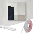 Hungbak X Peel And Stick 118"L 0.39"W, White Bead Reel. Fixed Price $16.17.