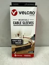 Velcro 12 In. X 5 3/4 Hook And Loop Mountable Cable Sleeves For Adjustable. Fixed Price $17.97.