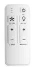 Hampton Bay White Universal, Damp Rated, Ceiling Fan Remote Control With Dimmer. Fixed Price $23.99.