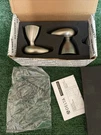 Delta GH689SS Two Large Glass Metal Lever Handles. Fixed Price $55.25.