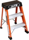 Lite 2-FOOT Fiberglass Step Stool Industrial, 300-POUND Load Capacity, Red. Fixed Price $143.84.