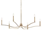 Kichler 52696 Malene Light 42"W Taper Candle Style Chandelier - Bronze. Fixed Price $531.99.