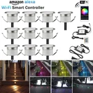 12V IP67 31MM Rgbw Wifi Set Led Steps Decorative Lamp Garden Landscape Lights. Fixed Price $86.99.