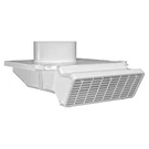 Inovate Bathroom Exhaust Vent 4 In. White With Damper & Removable Grille. Fixed Price $29.99.