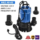 For Tsurumi Pump HS2.4S-62 Submersible Trash Water 3000 Gph 1/2 Hp 2''. Fixed Price $255.00.