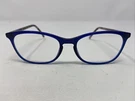 Valor Red Label Vance Lapis 52-17-140 Blue/marble Full Rim Eyeglasses Frame I667. Fixed Price $46.67.