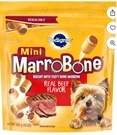 Pedigree Marrobone Real Beef Flavor Biscuit Treats For Dogs, 15 Oz Pouch. Fixed Price $7.99.