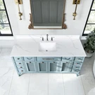 61-INCH Quartz Bathroom Vanity Top, 3/4" Thick With Undermount Single Bowl Midd. Fixed Price $621.35.