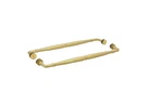 Fhc Back-to-back Brass Towel Bar 24" Center Satin Finish. Fixed Price $214.02.
