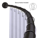 Utopia Alley Rustproof Wall Mounted Adjusts 45 72" Single Curved Shower Rod. Fixed Price $62.95.