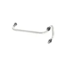 18" Acrylic Smooth Towel Bar With 6" Pull Handle Chrome Rings - Combinatio. Fixed Price $300.00.