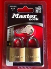 2-PACK Master 1901T Double Locking Levers 3/16" Shackle Shed Gate Storage. Fixed Price $11.97.
