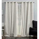 Exclusive Home Curtains EH8460-01-2-84G Burke Blackout Grommet Top Panel. Fixed Price $79.99.