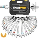 Grenpro 23-PC Flex-head Ratcheting Combination Wrench Set (sae & Metric). Fixed Price $59.00.