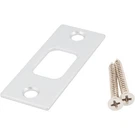 Square Corner Deadbolt Strike Plate, 1-1/8" X 2-3/4", 2-1/8" Center-to-center,. Fixed Price $17.24.