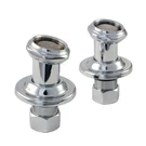 Kingston Brass CAU410 Vintage 2-5/16"H Tub Mount Couplers Chrome. Fixed Price $61.72.