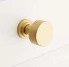 Signature Hardware 1-1/4" Colmar Brass Cabinet Knob Satin. Fixed Price $10.00.