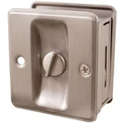 Square Pocket Door Lock, Privacy (bed/bath) Latch, Satin Nickel By Stone Harbor. Fixed Price $24.20.
