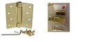 Hager Polished Brass 1/4-IN Radius Mortise Door Hinge 2 Pack. Fixed Price $21.59.