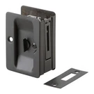 Onward 3-1/4 In. (82 Mm) Black Pocket Door Pull With Privacy Lock Used. Fixed Price $11.00.