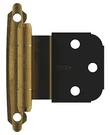 Amerock BP7628 (2-PACK) 3/8" Inset Self-closing Face Mount Hinge Antique Brass. Fixed Price $8.08.