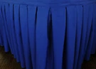 Wedding Linens Inc. 17' X 29" Accordion Pleat Polyester Table Skirts. Fixed Price $29.98.