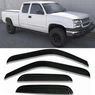 Tape On Window Visors Rain Guards For Chevy Silverado & Gmc Sierra 1500/2500/.... Fixed Price $48.23.