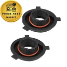 Lekiliky 2PCS H4 Car Led Headlight Bulb Retainers, High-performance Black. Fixed Price $9.14.