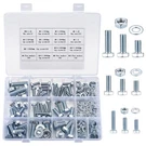 128 Pcs Hex Bolts And Nuts Washers Assortment Kit Heavy Duty Metric Tool. Fixed Price $23.10.