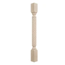Ekena Millwork COL03X03X35HARW Hamilton Rope Cabinet Column Top Block 6 1/8. Fixed Price $110.68.
