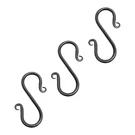 Achla Designs Set Of Decorative Mini S-hooks, 3.5 Inch Tall, Black Powder Coat. Fixed Price $36.20.